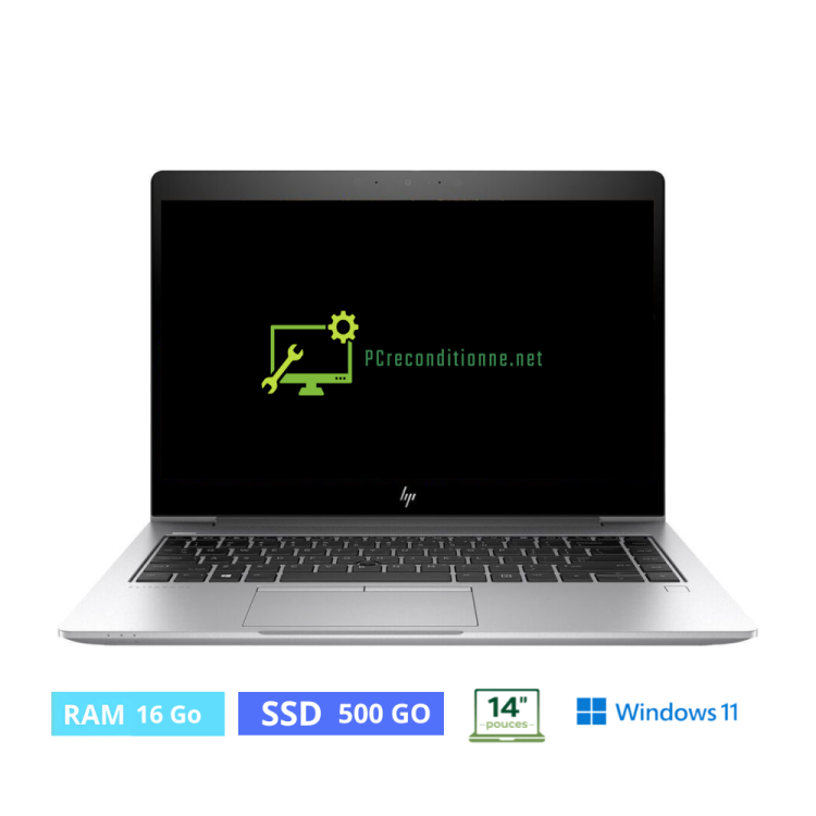 HP 840 G6  I5 - RAM 16 Go - SSD 500 Go  - WINDOWS 11 - N°02240018 - GRADE B