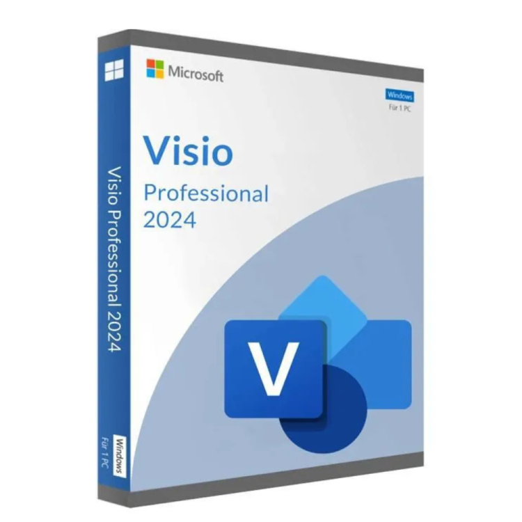 Microsoft Visio 2024 Professionnel – Licence 1 poste -N°02260001