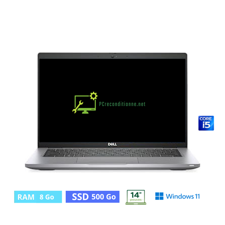 DELL 5420  I5 - RAM 8 Go - SSD 500 Go  - WINDOWS 11 - N°02270010 - GRADE B