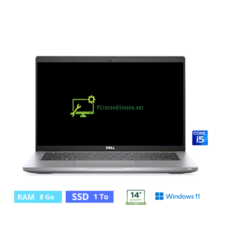 DELL 5420  I5 - RAM 8 Go - SSD 1 To  - WINDOWS 11 - N°02270011 - GRADE B
