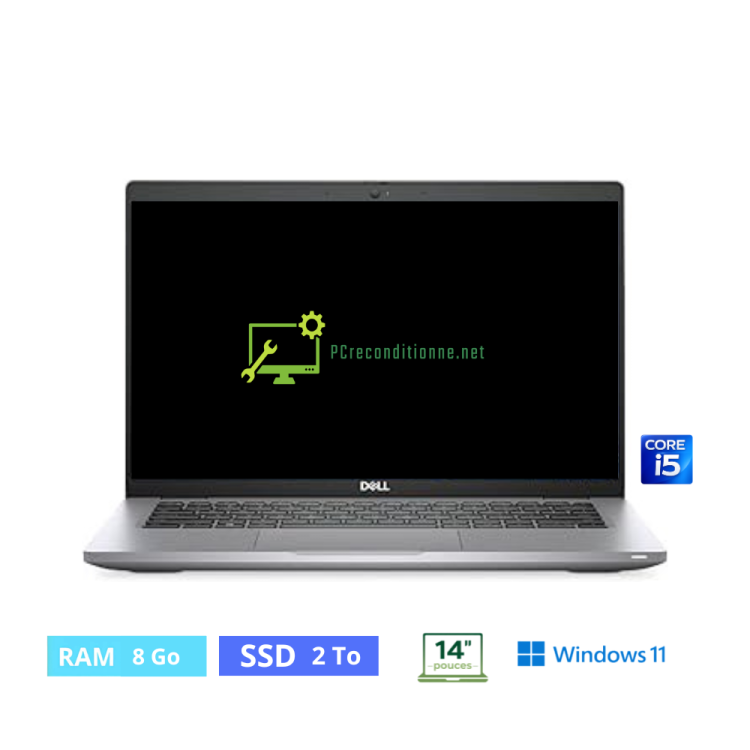 DELL 5420  I5 - RAM 8 Go - SSD 2 To  - WINDOWS 11 - N°02270012 - GRADE B