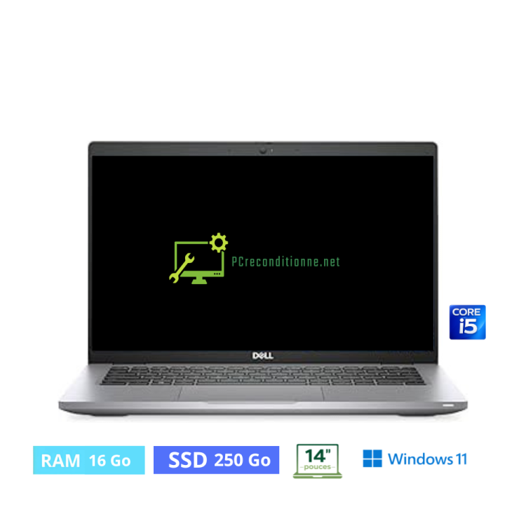 DELL 5420  I5 - RAM 16 Go - SSD 250 Go  - WINDOWS 11 - N°02270013 - GRADE B