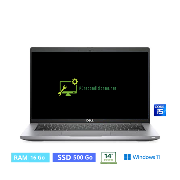 DELL 5420  I5 - RAM 16 Go - SSD 500 Go  - WINDOWS 11 - N°02270014 - GRADE B