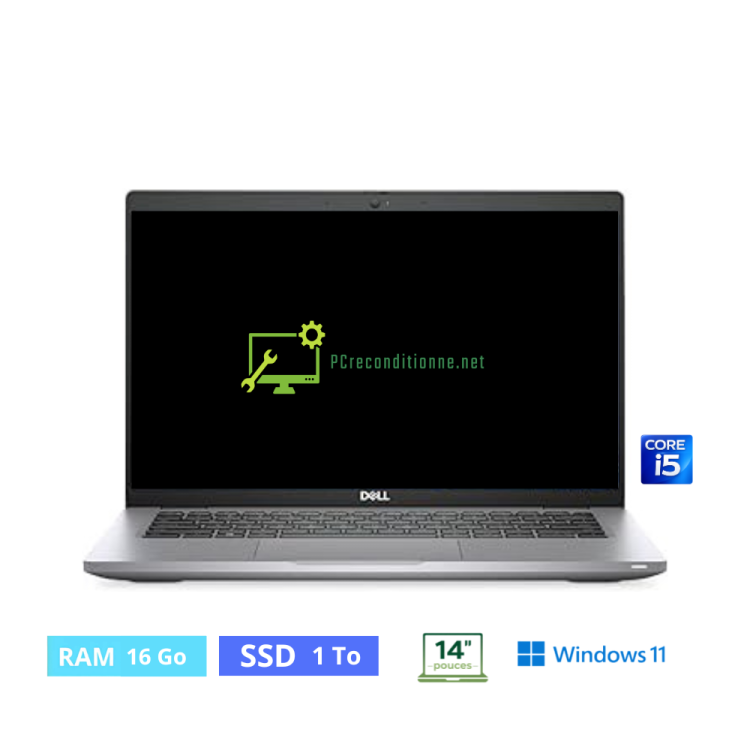 DELL 5420  I5 - RAM 16 Go - SSD 1 To  - WINDOWS 11 - N°02270015 - GRADE B