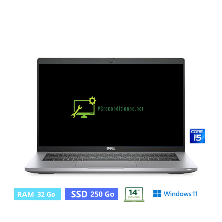 DELL 5420  I5 - RAM 32 Go - SSD 250 Go  - WINDOWS 11 - N°02270017 - GRADE B