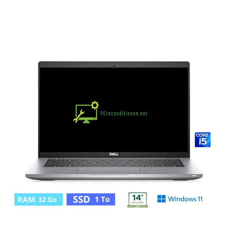 DELL 5420  I5 - RAM 32 Go - SSD 1 To  - WINDOWS 11 - N°02270019 - GRADE B