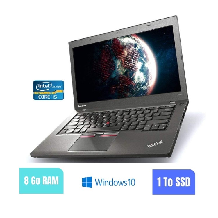 LENOVO T450 - 8 Go RAM - 1000 SSD - Windows 10 - N°180238