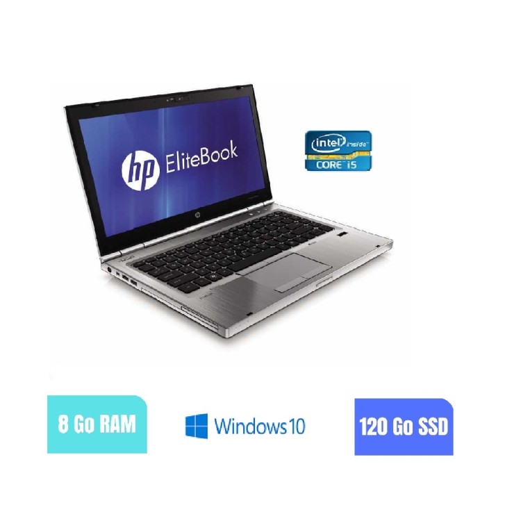 HP 8460P - 8 Go RAM - 120 SSD - Windows 10 - N°180245