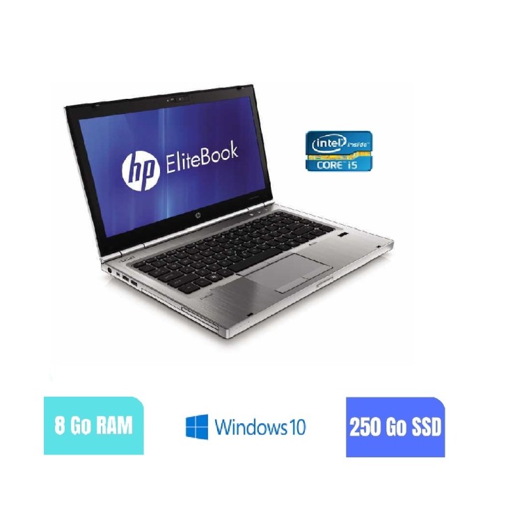 HP 8460P - 8 Go RAM - 250 SSD - Windows 10 - N°180246