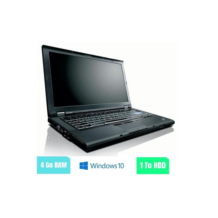LENOVO T410 - 4 Go RAM - 1000 Go HDD - Windows 10 - N°150239