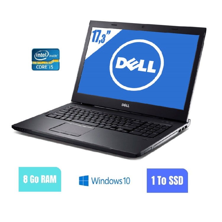 DELL VOSTRO 3750 - 8 Go RAM - 1000 SSD - Windows 10 - N°180292