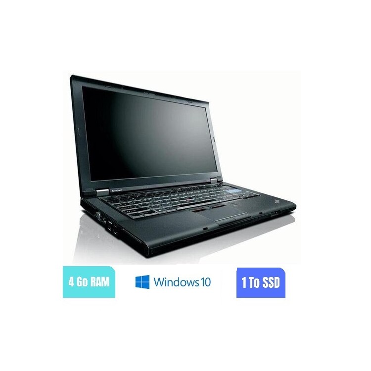 LENOVO T410 - 4 Go RAM - 1000 Go SSD - Windows 10 - N°150238