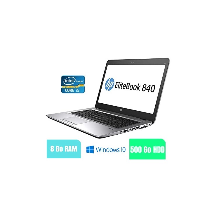 HP 840 G1 - 8 Go RAM - 500 HDD - Windows 10 - N°210201