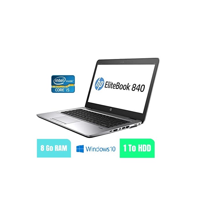 HP 840 G1 - 8 Go RAM - 1000 HDD - Windows 10 - N°210202