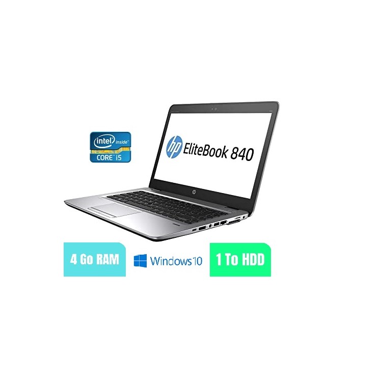 HP 840 G1 - 4 Go RAM - 1000 HDD - Windows 10 - N°210203