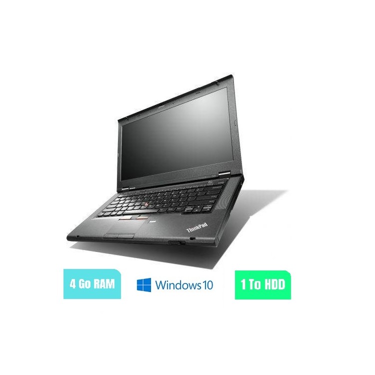 LENOVO T430 - 4 Go RAM - 1000 Go HDD - Windows 10 - N°150205