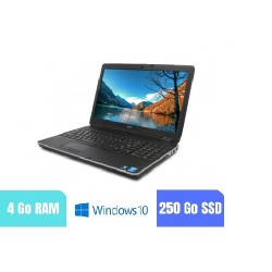 DELL E6540 - 4 Go RAM - 250 SSD - Windows 10 - N°210251