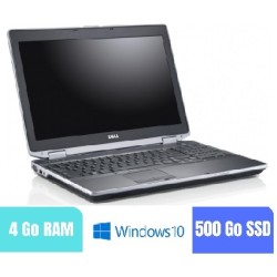 DELL E6530 - 4 Go RAM - 500 Go SSD - Windows 10 - N°210282
