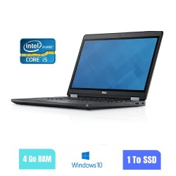 DELL E5470 - 4 Go RAM - 1000 SSD - Windows 10 - N°200223