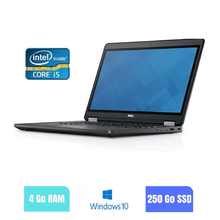 DELL E5470 - 4 Go RAM - 250 SSD - Windows 10 - N°200225