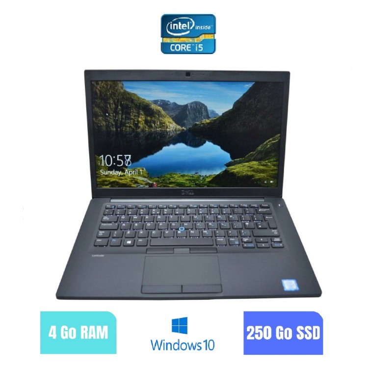 DELL E7480 - 4 Go RAM - 250 SSD - Windows 10 - N°200237