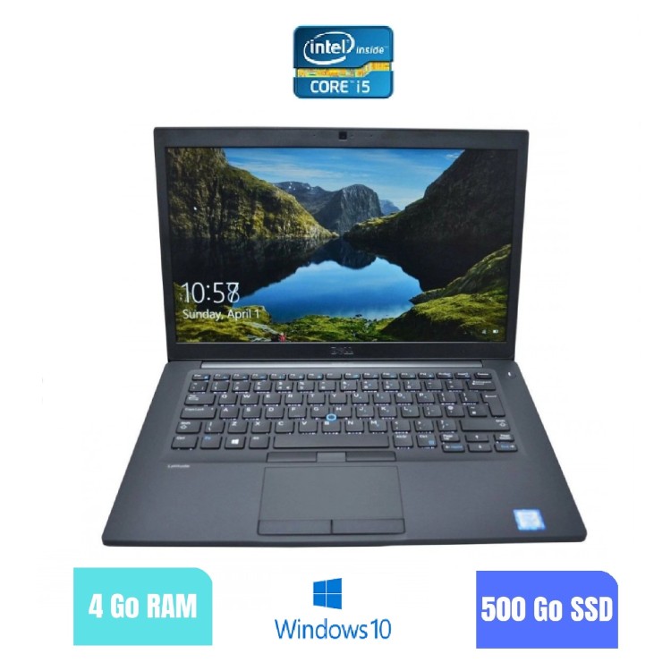 DELL E7480 - 4 Go RAM - 500 SSD - Windows 10 - N°200238