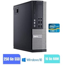 DELL OPTIPLEX 9020 SFF - 16 Go RAM - 250 SSD - Windows 10 - N°230218