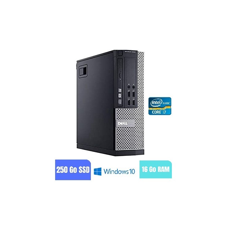 DELL OPTIPLEX 9020 SFF - 16 Go RAM - 250 SSD - Windows 10 - N°230218
