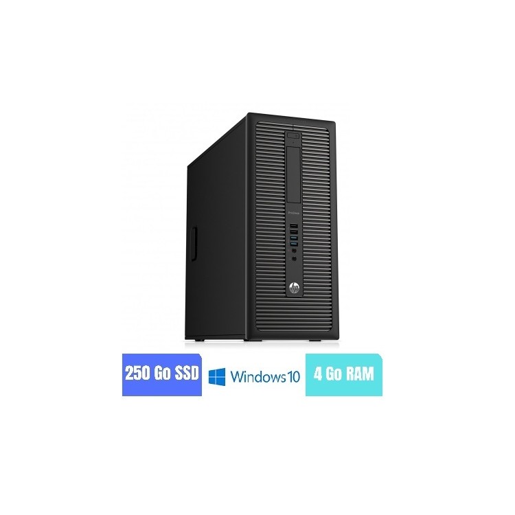 HP PRODESK 60 G1 TWR - 4 Go RAM - 250 SSD - Windows 10 - N°230228