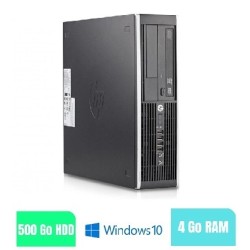 HP ELITEBOOK 8200 SFF - 4 Go RAM - 500 HDD - Windows 10 - N°230236