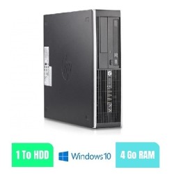 HP ELITEBOOK 8200 SFF - 4 Go RAM - 1000 HDD - Windows 10 - N°230240