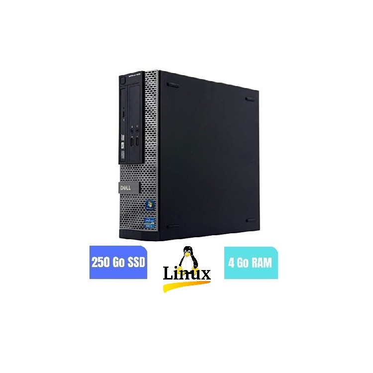 DELL OPTIPLEX 3010 SFF - 4 Go RAM - 250 SSD - LINUX - N°220291