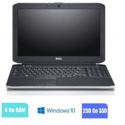DELL E5430 - 4 Go RAM - 250 Go SSD - Windows 10 - N°240205