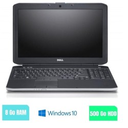 DELL E5430 I7 - 8 Go RAM - 500 Go HDD - Windows 10 - N°240203