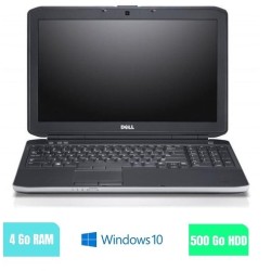 DELL E5430 - 4 Go RAM - 500 Go HDD - Windows 10 - N°240212