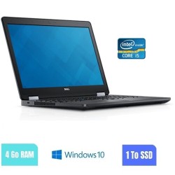 DELL E5570 - 4 Go RAM - 1000 Go SSD - Windows 10 - N°240214