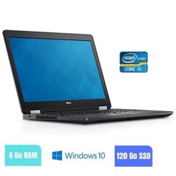 DELL E5570 - 4 Go RAM - 120 Go SSD - Windows 10 - N°240217