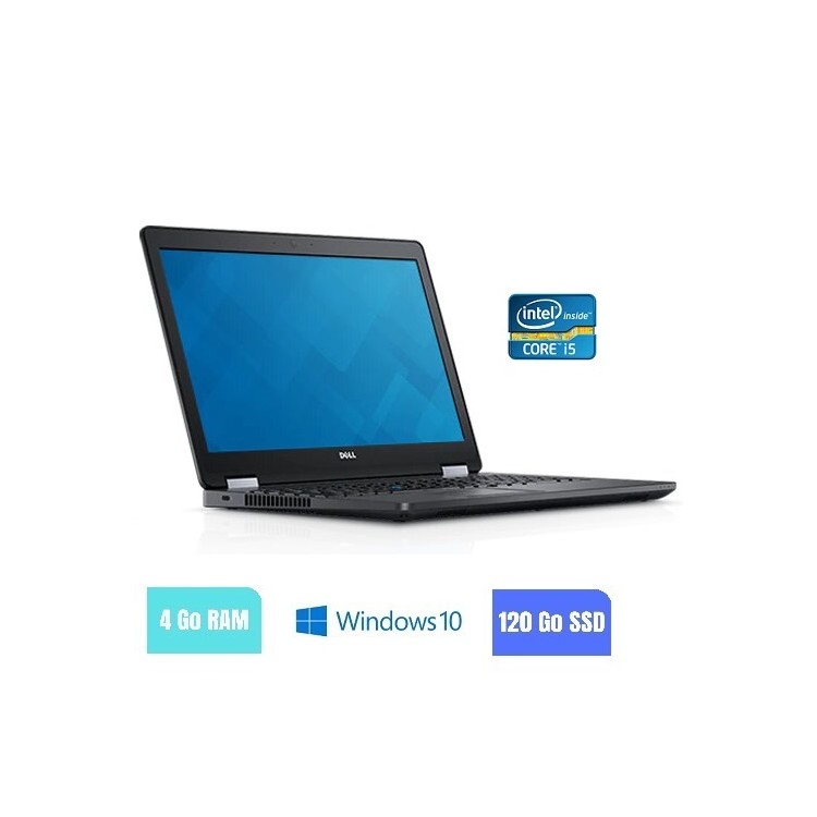 DELL E5570 - 4 Go RAM - 120 Go SSD - Windows 10 - N°240217