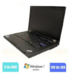LENOVO T420 - 8 Go RAM - 120 Go SSD - Windows 7 64 BITS  - N°030318