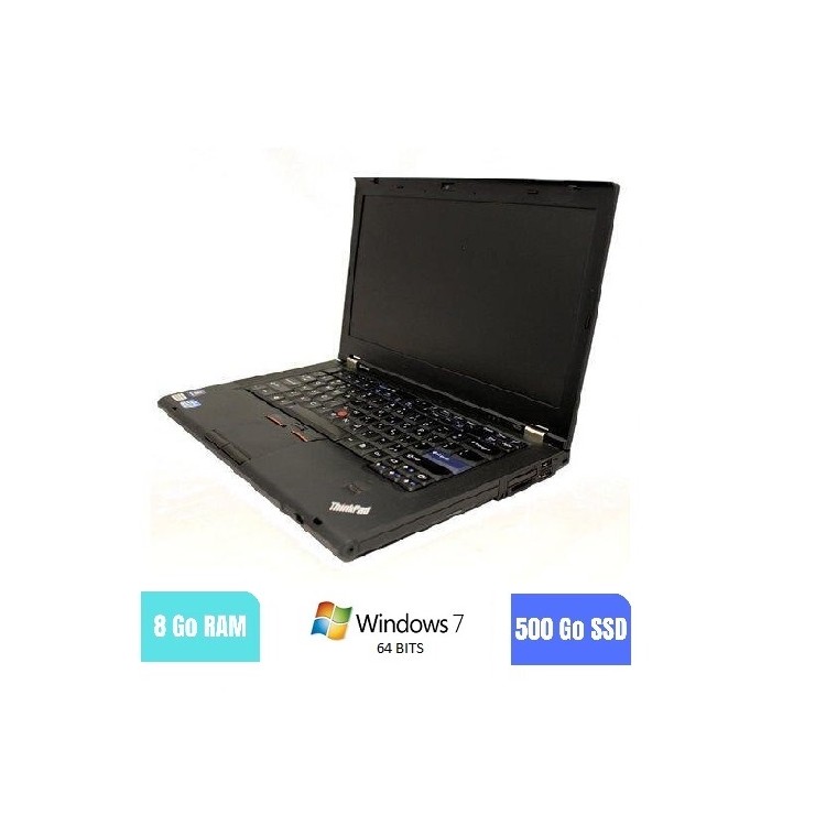 LENOVO T420 - 8 Go RAM - 500 Go SSD - Windows 7 64 BITS - N°030322