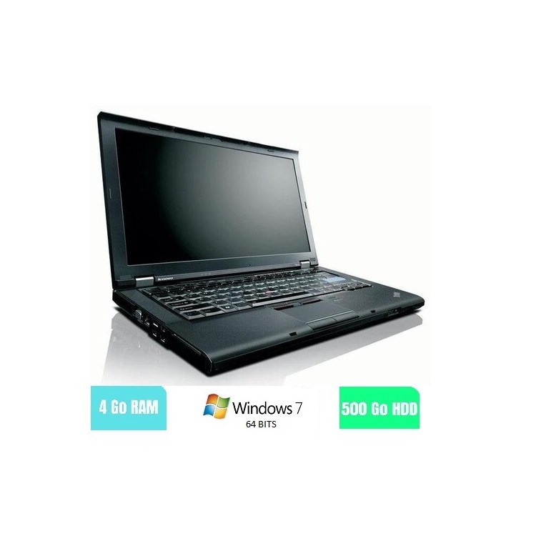 LENOVO T410 - 4 Go RAM - 500 Go HDD - Windows 7 64 BITS - N°030325