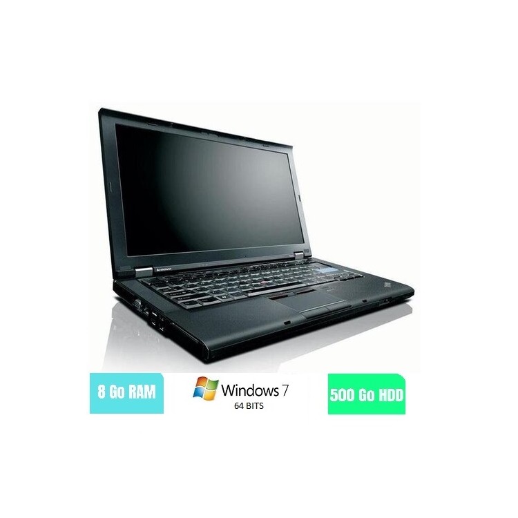 LENOVO T410 - 8 Go RAM - 500 Go HDD - Windows 7 64 BITS - N°030326