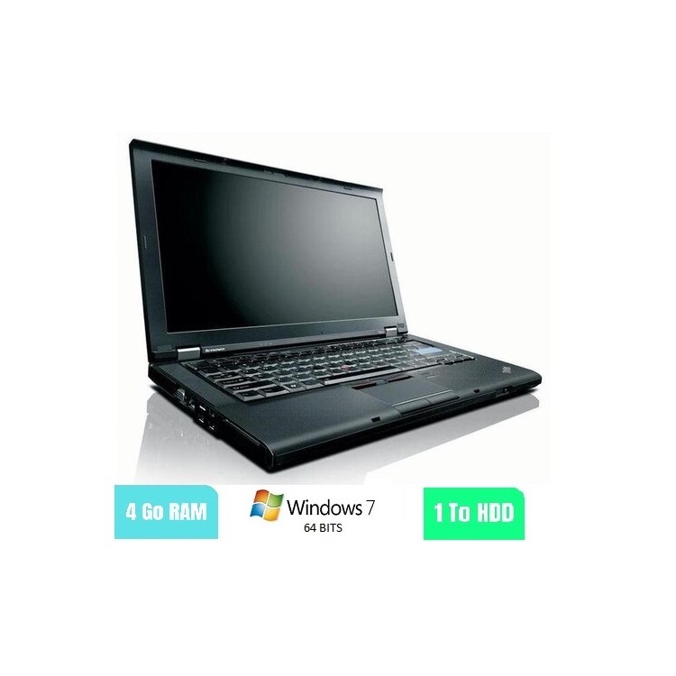 LENOVO T410 - 4 Go RAM - 1000 Go HDD - Windows 7 64 BITS - N°030327