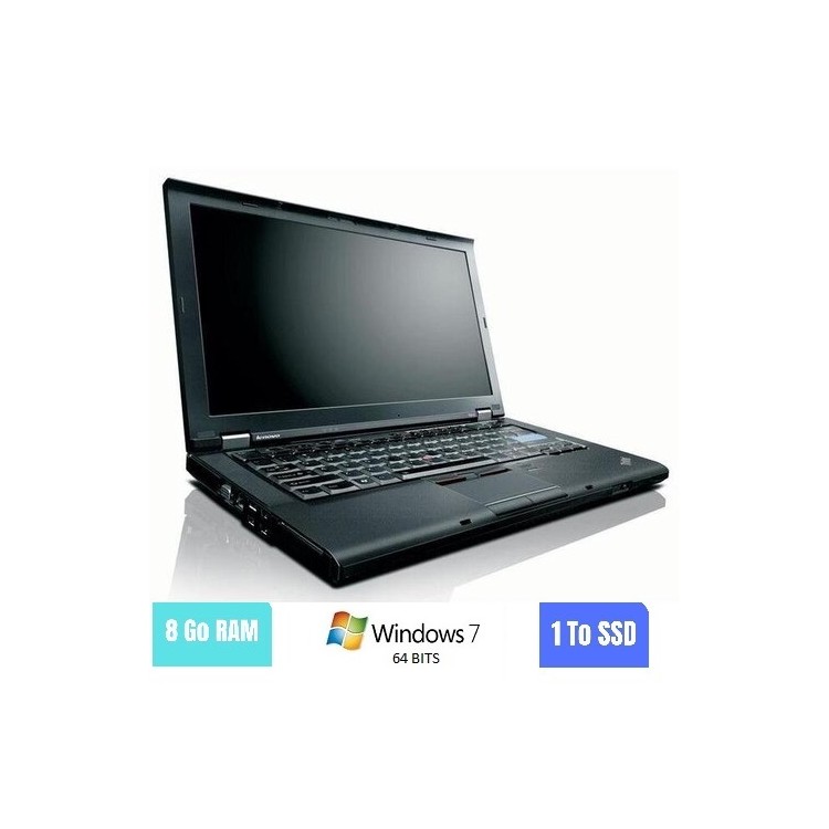 LENOVO T410 - 8 Go RAM - 1000 Go SSD - Windows 7 64 BITS - N°030335