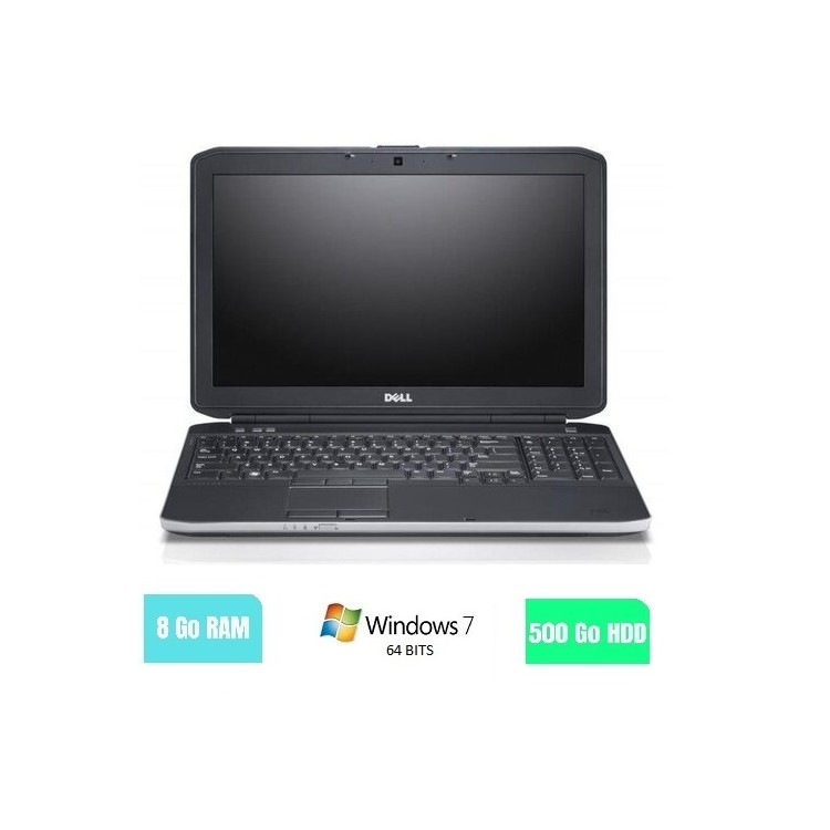 DELL E5430 - 8 Go RAM - 500 Go HDD - Windows 7 64 BITS - N°030337