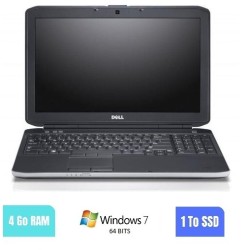 DELL E5430 - 4 Go RAM - 1000 Go SSD - Windows 7 64 BITS - N°030345