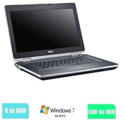 DELL E6430 - 8 Go RAM - 500 Go HDD - Windows 7 64 BITS - N°030348