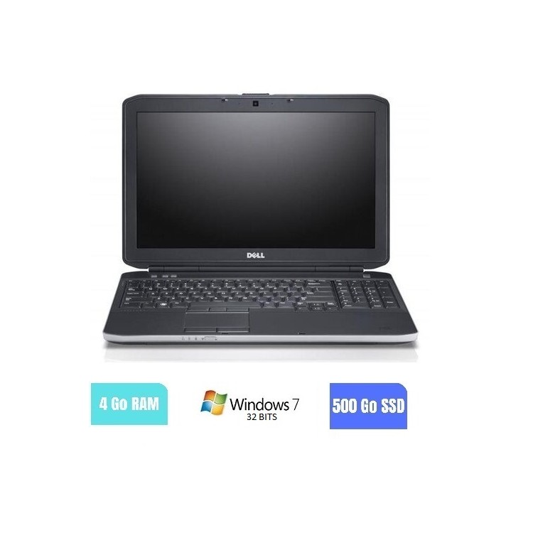 DELL E5430 - 4 Go RAM - 500 Go SSD - Windows 7 32 BITS - N°040324