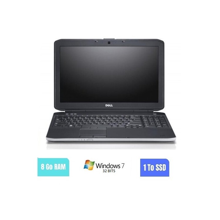 DELL E5430 - 8 Go RAM - 1000 Go SSD - Windows 7 32 BITS - N°040327