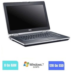 DELL E6430 - 8 Go RAM - 120 Go SSD - Windows 7 32 BITS - N°040333